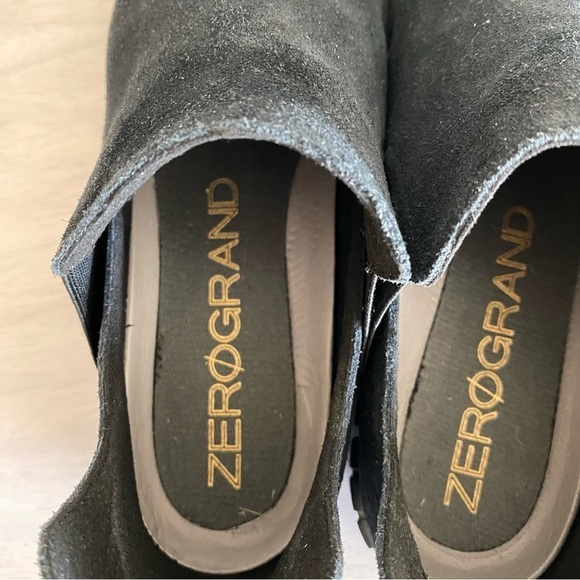 Cole Haan ZeroGrand® Slip-On Suede Black Booties size 9 - Picture 11 of 13